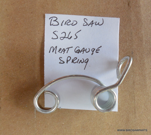 Meat Gauge Release Spring For Biro Saw Models 34 & 3334 Replaces #S265